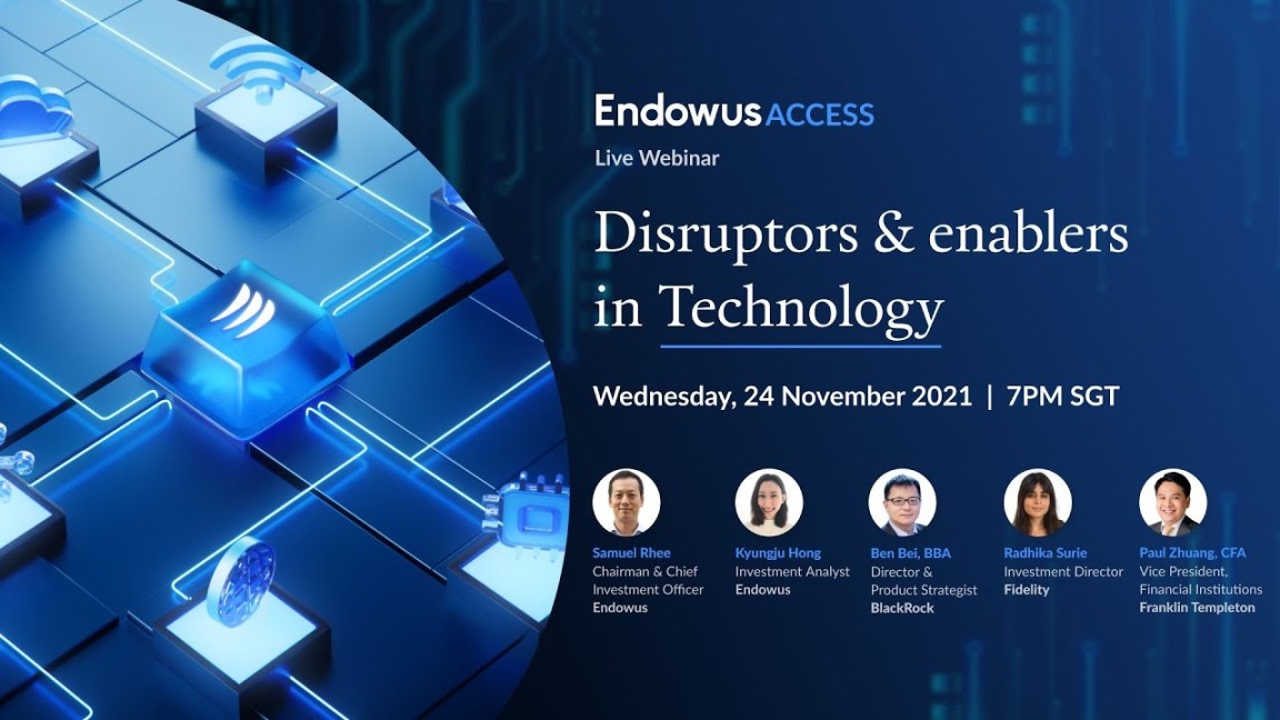 Webinar: Disruptors & enablers in technology