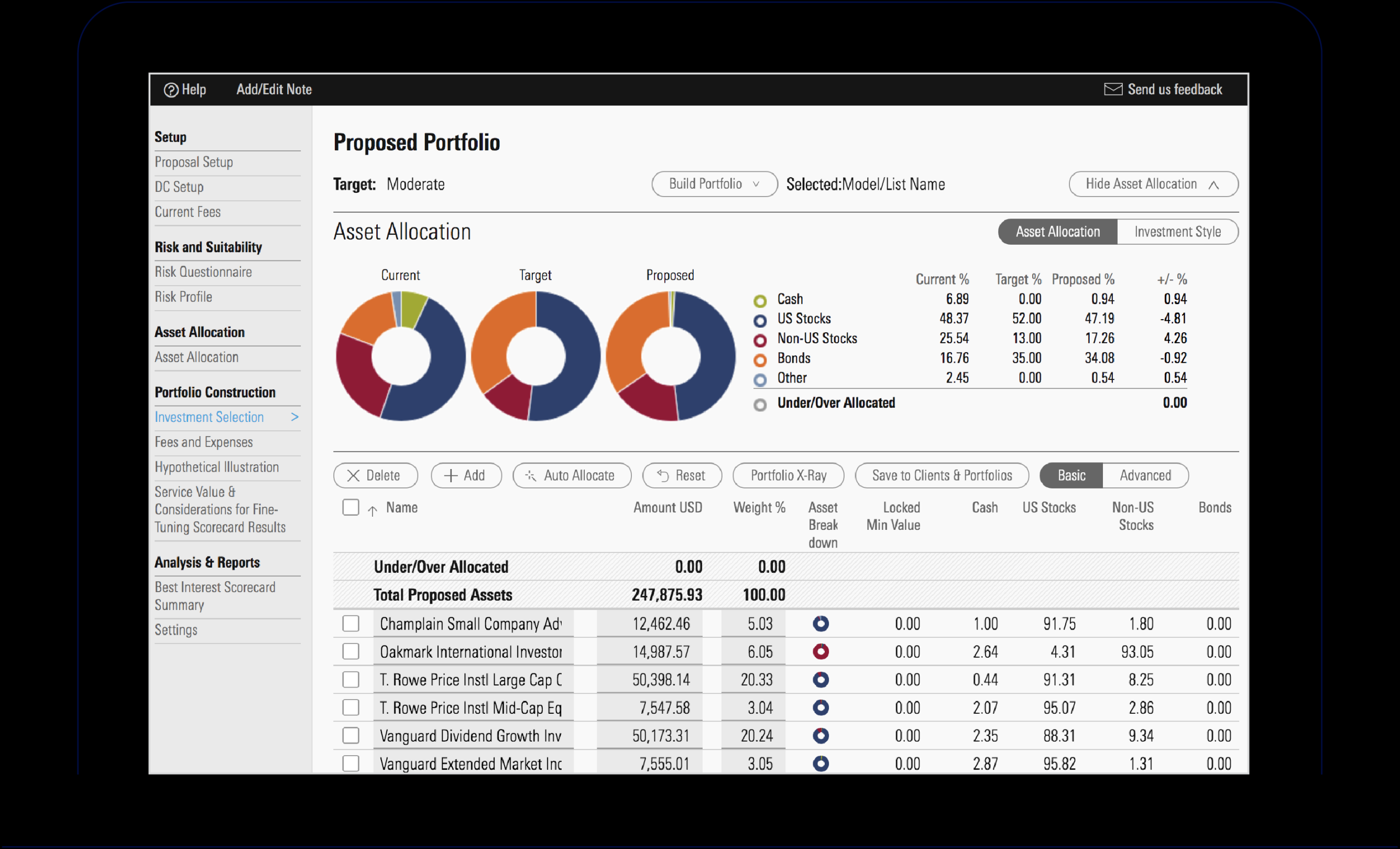 Investment Planning Tools for Financial Advisors  Morningstar