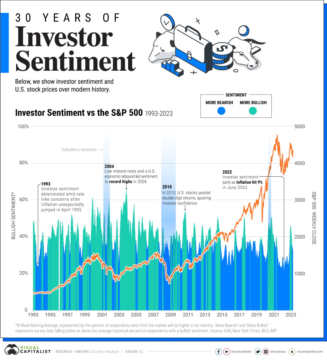 Visualizing  Years of Investor Sentiment
